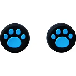 Накладки на стіки Thumb Grips 2-pack для PS4-PS5-Xbox FootPrint Blue [47553] - мініатюра 1
