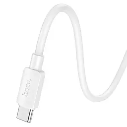 Дата кабель Hoco X96 Hyper Type-C to Type-C 100W (1m) White - мініатюра 3