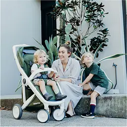 Прогулянкова коляска Greentom Classic Sage-White (8719323770836) - мініатюра 6