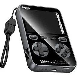 Портативний акумулятор з ігровою консоллю Hoco Q47 Shine 20W 10000mAh metal grey - мініатюра 3