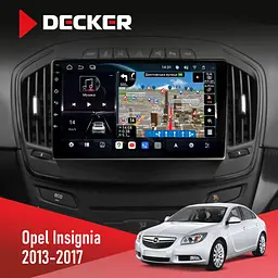 Штатна магнітола Opel Insignia 2013-2017 Decker D9-011 4x64, DSP, 4G, 360 Decker (НФ-00006180)