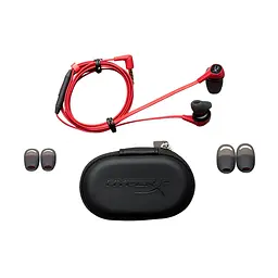 Гарнітура ігрова HyperX Cloud Earbuds 3.5 мм Red/Black (HX-HSCEB-RD) - мініатюра 3