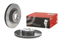 Диск гальмівний передній вентильований Subaru Forester II-IV 98-25р Brembo (09.A921.11) - мініатюра 2