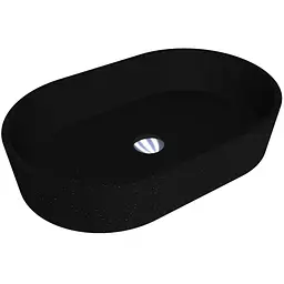 Умивальник Miraggio Sorrento mirastone black 0000441, Чорний матовий