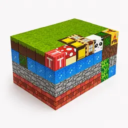 КОМБО набір магнітний конструктор Minecraft 150 шт Ліс та панди + Desert Adventure КОМБО00102 - мініатюра 4