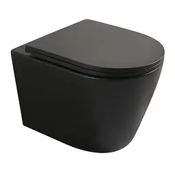 Унітаз підвісний Mixxus Premium Bevel-0304-T1 Black 480x360x360 мм сист. змиву Tornado 1.0 MP6677, Чорний матовий