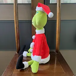 М'яка іграшка Грінч Санта Grinch 30 см - мініатюра 7