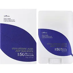 Сонцезахисний стік Isntree Hyaluronic Acid Airy Sun Stick SPF50+ PA++++ 22 г - мініатюра 2
