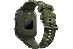 Смарт-годинник Lemfo C20 силіконовий ремінець Camouflage green (16352) - мініатюра 3
