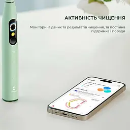 Електрична зубна щітка Oclean X Ultra Set Green - мініатюра 2