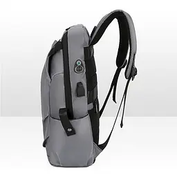 Рюкзак міський No Brand SK-6012 43х27 см Gray 12654-84501 - мініатюра 2