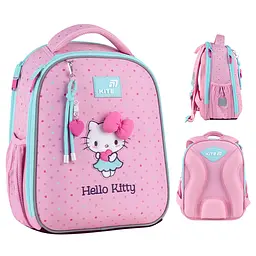 Рюкзак для початкової школи Kite Education каркасний 555 HK-1 Рожевий (HK26-555S-1) - мініатюра 2