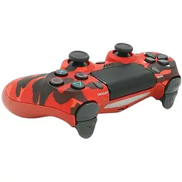 Геймпад Brazzers бездротовий для PS4 Wireless DualShock 4 роз'єм для навушників LED light bar Haki-Red 3.7V 600 mAh Blister-box