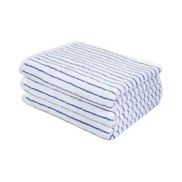 Рушник Lotus Home Готель Premium - Microcotton Stripe White-Blue 70x140 550 г/м² - мініатюра 8