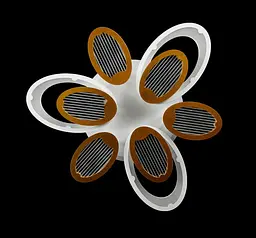 Люстра світлодіодна Splendid Ray LK29040/3+3+1 LED, 180W, білий та золотий, сучасний стиль, з пультом - мініатюра 2