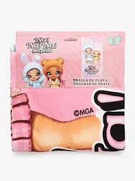 Рушник-пончо для пляжу NANA 52 47 101 MICRO One Size Рожевий shop (5904009086018) - мініатюра 3