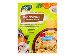 Суп швидкого приготування AUNT SONIA 60г грибний з вермішеллю