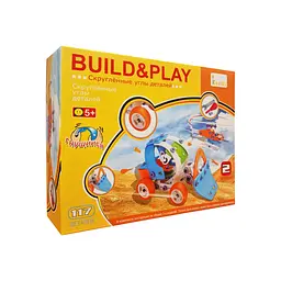 Конструктор дитячий Build&Play "Бульдозер + Вертоліт" HANYE J-101B, 117 елемента - мініатюра 2