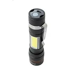 Ручний ліхтар BL-520-T6+COB zoom + microUSB (3 режими) - мініатюра 5