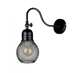 Бра настінне Levistella 907W004F3-1 BK, E27, чорний метал, для дому