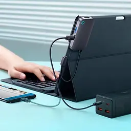 Хаб адаптер Baseus Type-C PadJoy 4-Port WKWJ000013 - мініатюра 4