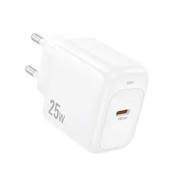 Сітчастий зарядний пристрій HOCO CS53A Surplus single port PD25W charger білий - мініатюра 3