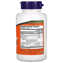 Натуральна добавка NOW Super Enzymes, 90 таблеток - мініатюра 2