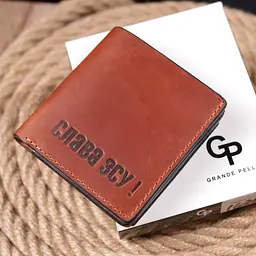 Чоловічий шкіряний гаманець GRANDE PELLE 9,5х10х1,5 см acs0024006 - мініатюра 9