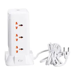 Мережевий фільтр-подовжувач TOWER 9 розеток LED-лампа 3USB + 1PD 4,8 метра Yiwu HP-5-7MF - мініатюра 14