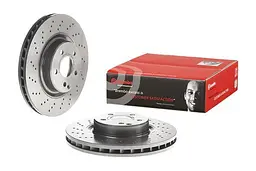 Диск гальмівний передній вентильований Mercedes E-class, Sl 01-12р Brembo (09.9825.11)
