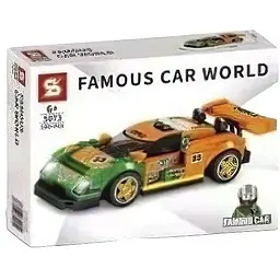 Конструктор Senco SY5073 Tранспорт - Mazda 787B MR 180 елементів - мініатюра 2