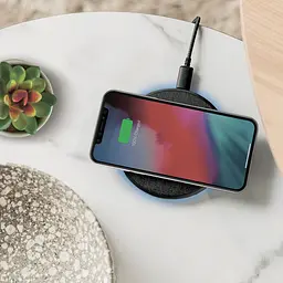 Зарядний пристрій бездротовий Make 15 W Black - мініатюра 3