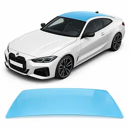 Антигравійна захисна бронеплівка за лекалами для BMW 4 Series G22 2020-2024 - зона даху