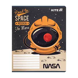 Зошит Kite NASA, 12 аркушів, клітинка (NS25-232), в асортименті - мініатюра 9