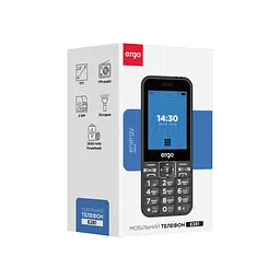 Мобільний телефон E281 Dual Sim Black Ergo teh0026452 - мініатюра 8