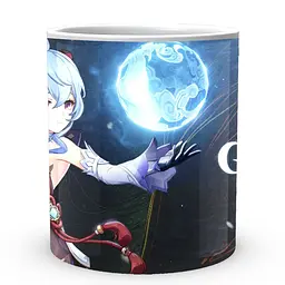 Кухоль GeekLand Genshin Impact Геншин Імпакт Гань Юй з небесним дощем GN 02.499 330 мл білий - мініатюра 2