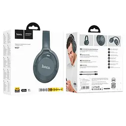 Навушники бездротові Hoco W37 Sound Active Noise Reduction з шумозаглушенням - мініатюра 3