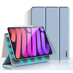 Чохол-книжка BeCover силіконовий для Apple iPad Mini 6 Light Blue (707523) - мініатюра 2