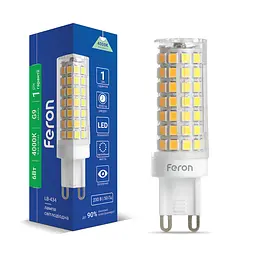 Світлодіодна лампа Feron LB-434 6 Вт G9 4000K
