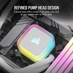 СВО Corsair iCUE H150i RGB Elite Liquid CPU Cooler White (CW-9060079-WW) Б/в - мініатюра 10