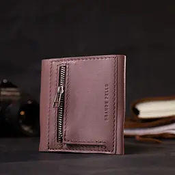 Шкіряний жіночий гаманець Grande Pelle 10х9.7х1 см acs0027016 - мініатюра 7