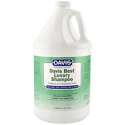 Шампунь Davis Best Luxury Shampoo девіс бест лакшері для блиску вовни у собак та котів 3.8 л