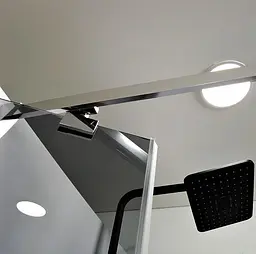 Душова кабіна Dusel A-516 90x90x190 тоноване, Хром, Універсальна, тонований, хром, 90x90 - мініатюра 4