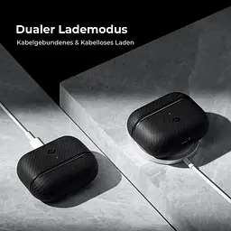 Чохол Pitaka MagEZ Case Twill Black/Grey для AirPods Pro 2nd Gen чорний (APM7001) - мініатюра 8