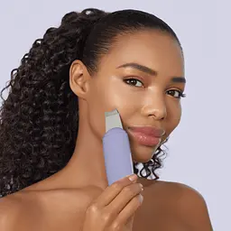 Мікрострумовий скрабер для шкіри та усунення чорних точок GESKE MicroCurrent Skin Scrubber & Blackhead Remover 9 в 1 фіолетовий - мініатюра 7