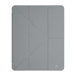 Чохол-книжка для планшета Apple iPad Pro 13 (2024)/Pro 13 (2025) M5, Y-Type PEN, сірий, магнітний, з тримачем для стилуса, протиударний, обкладинка з функцією підставки, екошкіра + ТПУ, функція автоматичного пробудження/сну, ArmorStandart (ARM77737)