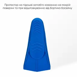 Короткі ласти для тренування в басейні Renvo Frio із закритою п'ятою синій розмір 42-44 (SF100-04 42-44) - мініатюра 4