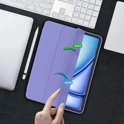 Чохол до планшета BeCover Tri Fold Soft TPU Apple iPad Air 11" M4 2026 Purple (715233) - мініатюра 7