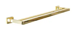 Вішалка подвійна для рушника Rea Erlo 02 gold REA-80005, Золотий - мініатюра 5