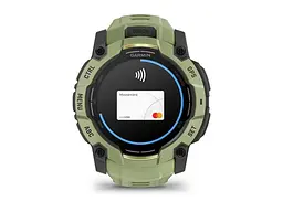 Смарт-годинник Garmin Instinct 3 50mm AMOLED Green with Fern Green Band (010-03020-02) - мініатюра 2